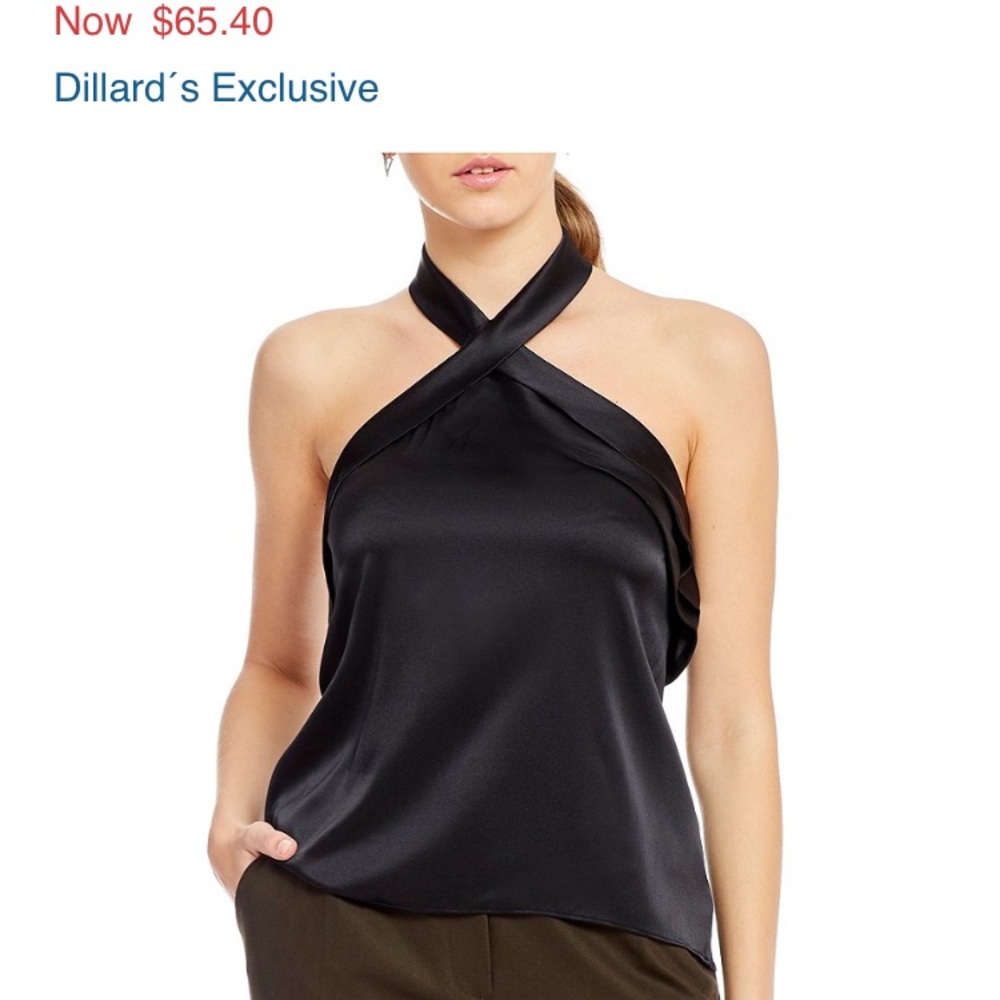 Open back blouse NWT
